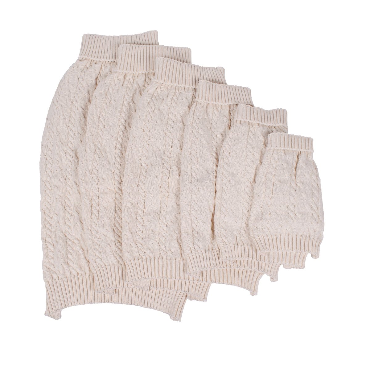 Shinola Cable Knit Pet Sweater