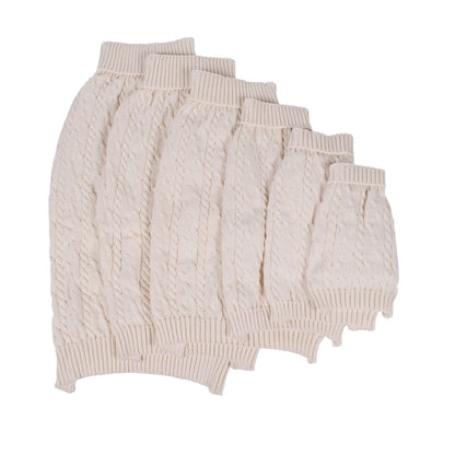 Shinola Cable Knit Pet Sweater