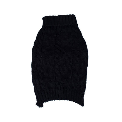 Shinola Cable Knit Pet Sweater