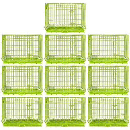 30" Collapsible Green Dog Crate GRN30