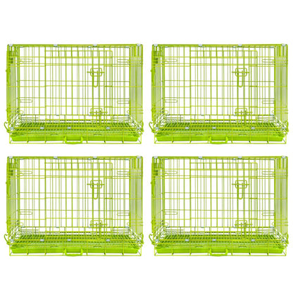 30" Collapsible Green Dog Crate GRN30