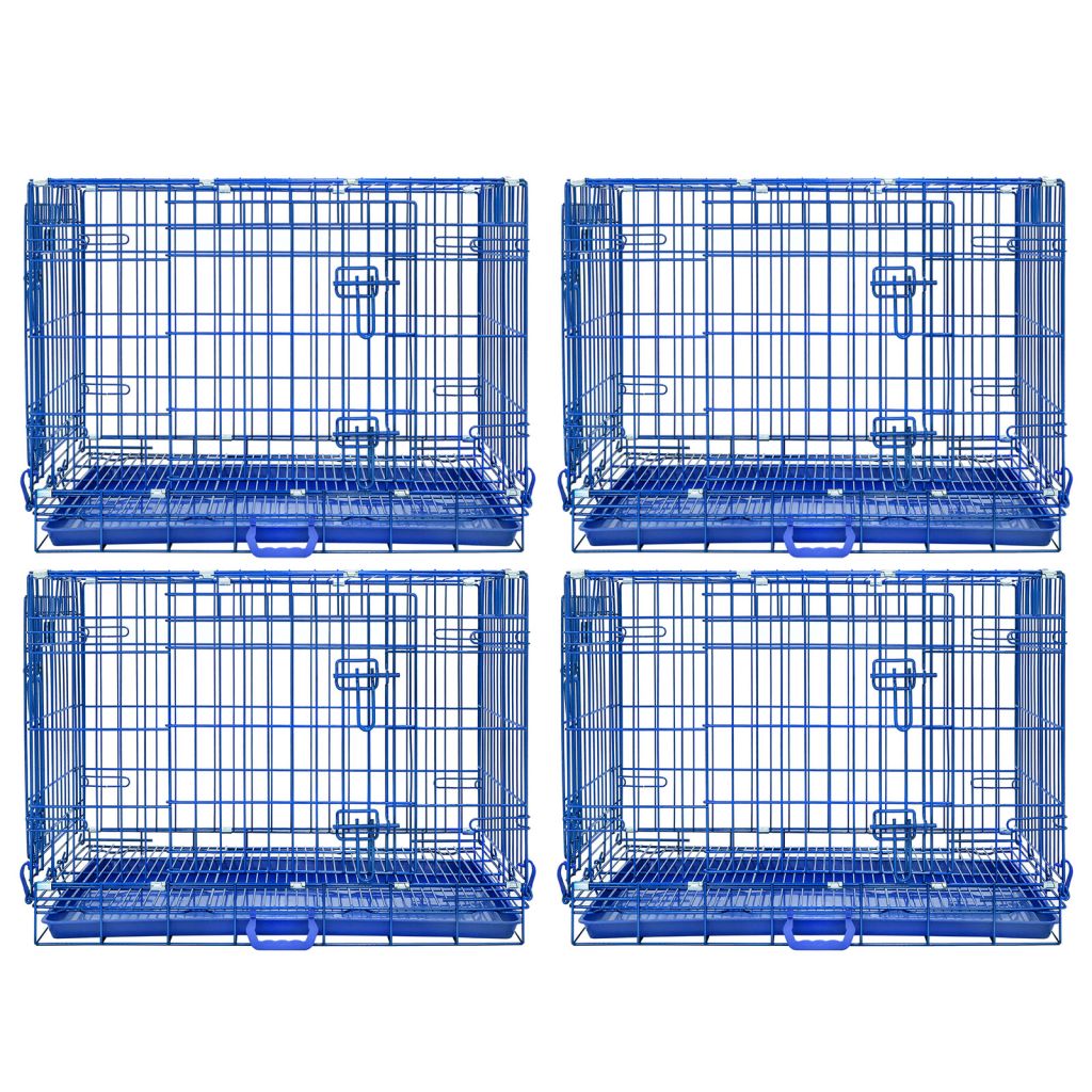 30" Collapsible Blue Dog Crate BLU30