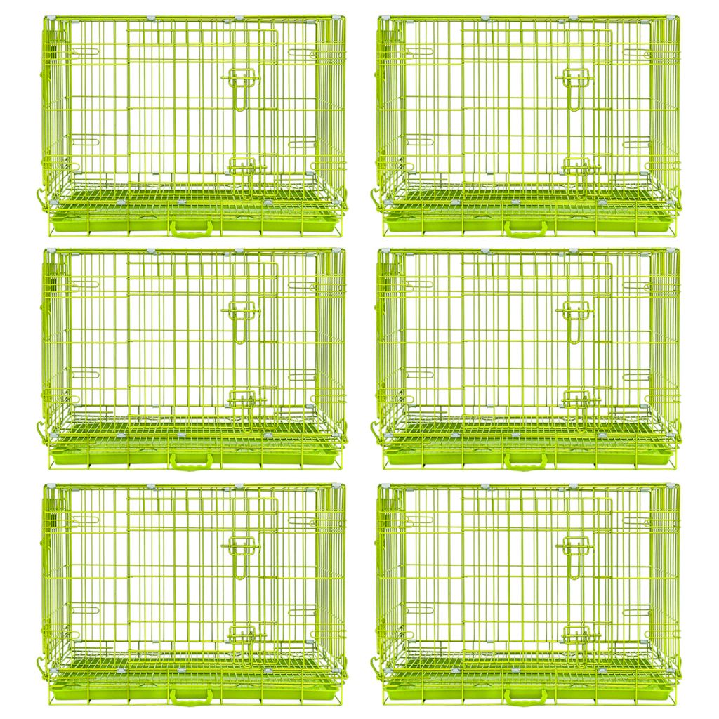 30" Collapsible Green Dog Crate GRN30