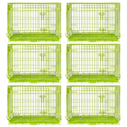 30" Collapsible Green Dog Crate GRN30