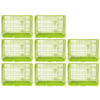 30" Collapsible Green Dog Crate GRN30