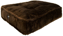 Sicilian Rectangle Bed - Mid Shag Brown Forest