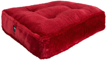 Sicilian Rectangle Bed - Mid Shag Majestic Red