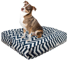 Outdoor Rectangle Bed - Navy Wave