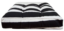 Outdoor Rectangle Bed - Panda Stripes